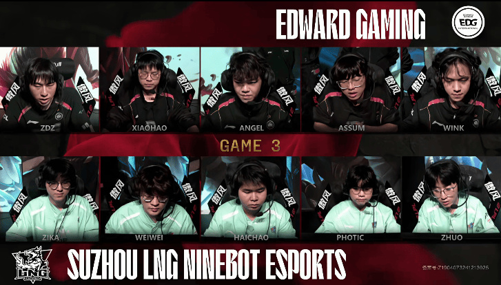 [赛后]EDG 3-0 LNG：最和平的一集，双方运营比拼EDG完成零封