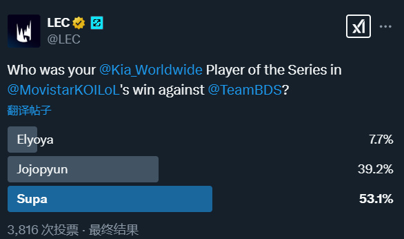 MKOI 2-0 BDS/KC 2-0 VIT：KOI逆转BDS；KC鏖战力克VIT晋级-第2张