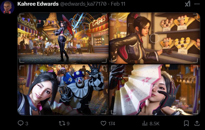 加入街霸6的不知火舞，让官方评论区和玩家一起发癫狂欢