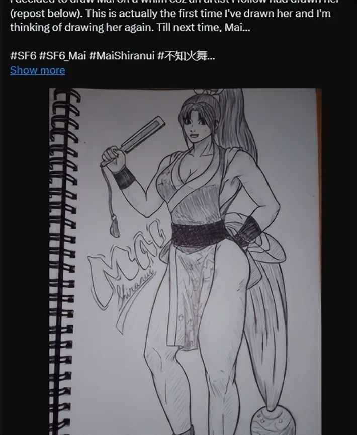 加入街霸6的不知火舞，让官方评论区和玩家一起发癫狂欢