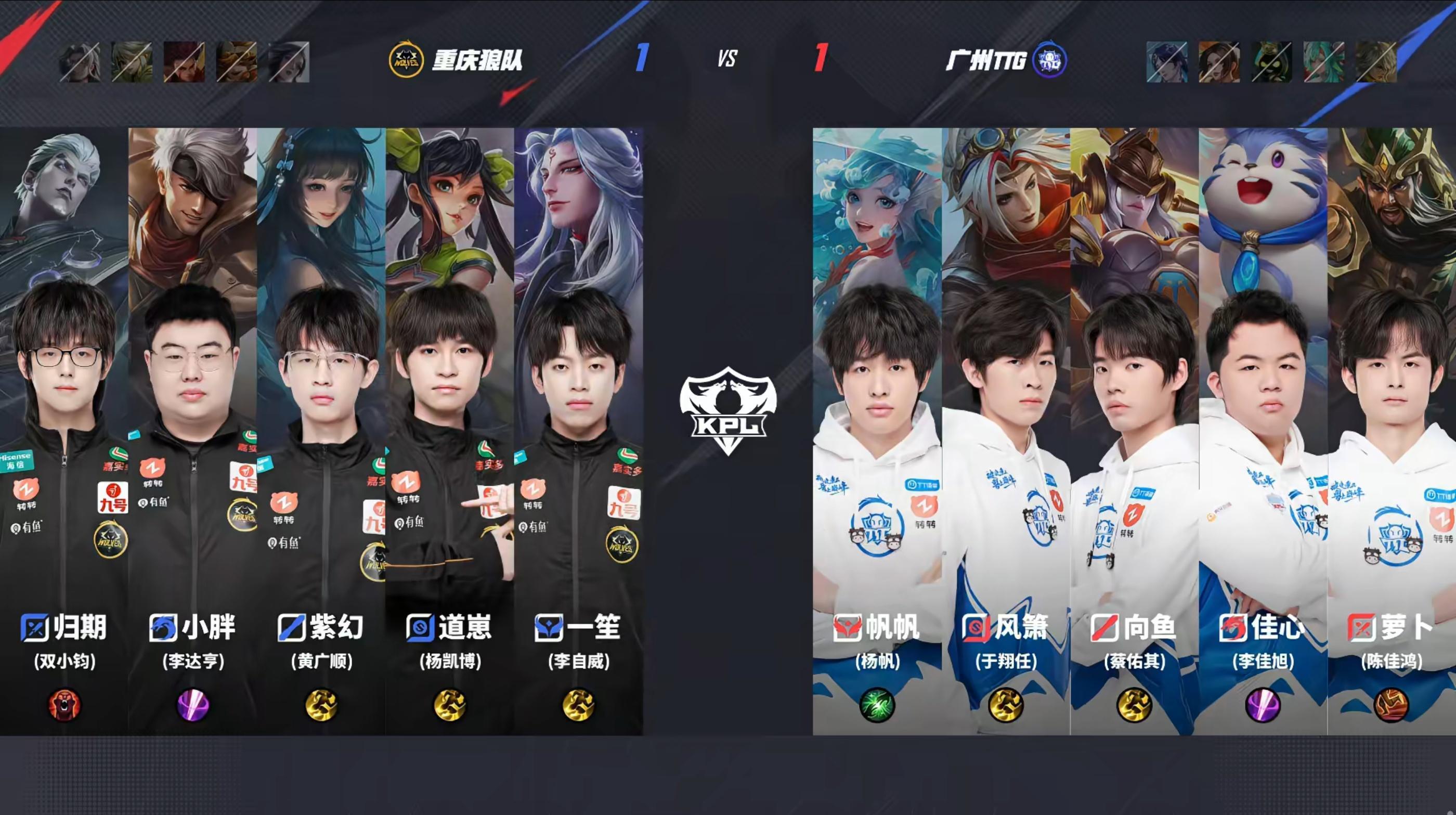[赛后]TTG 2-1 狼队：萝卜风箫双进场，TTG被破三高龙王团完成翻盘