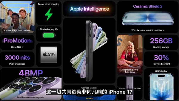 苹果破天荒史诗升级！iPhone 17标准版首次支持120Hz高刷