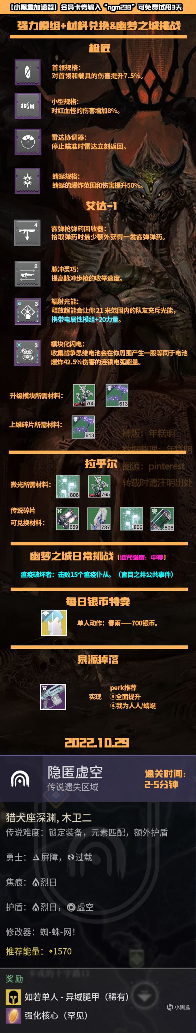 《天命2》【輻射光能】日報——10.29-第1張