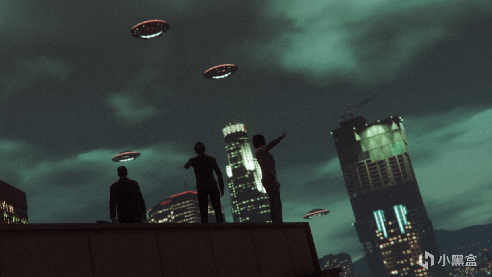 【侠盗猎车手5】GTA线上聚会：外星人舰队降临！可悲碳基生物的黄昏来临？