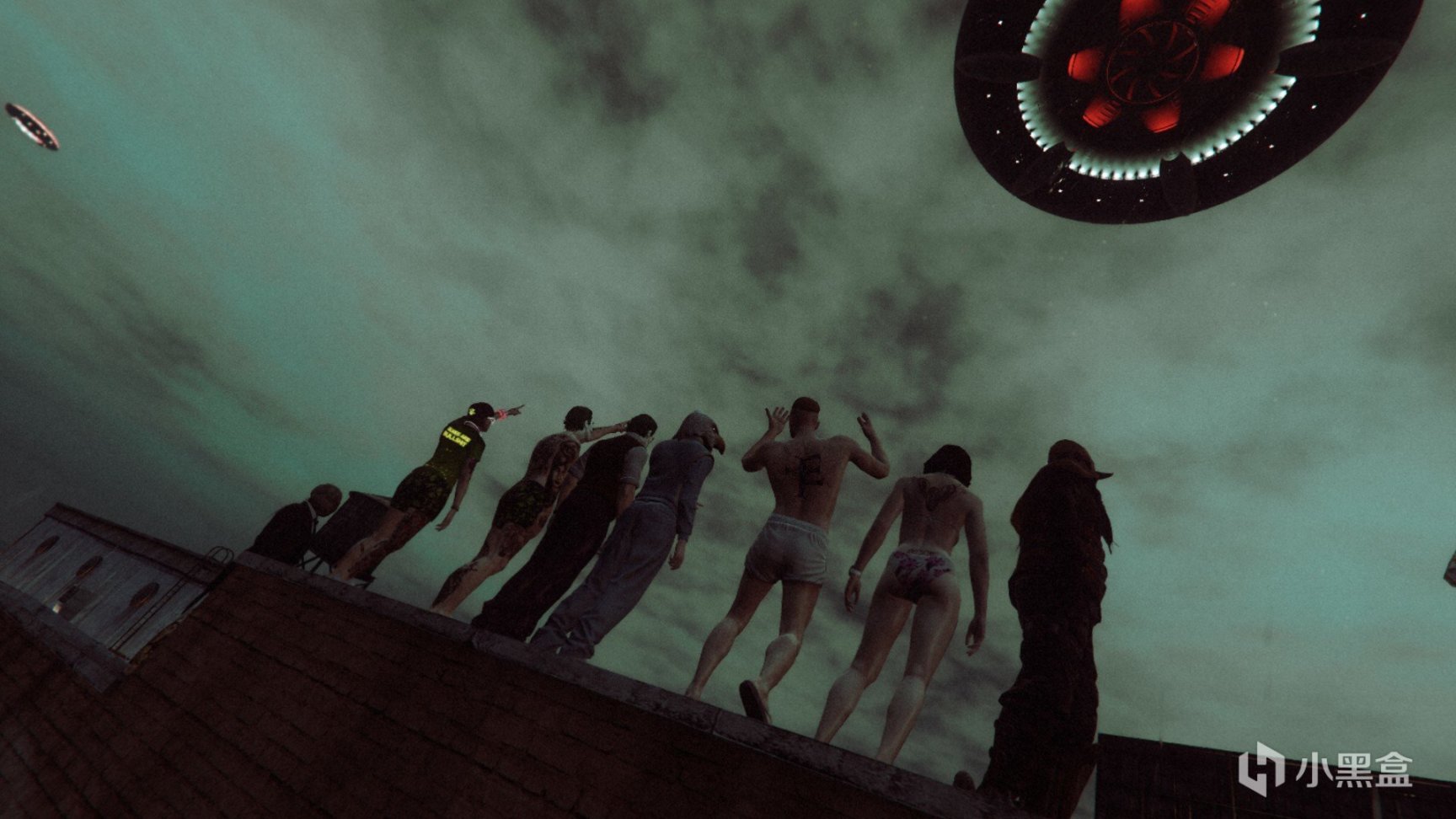 【侠盗猎车手5】GTA线上聚会：外星人舰队降临！可悲碳基生物的黄昏来临？-第4张