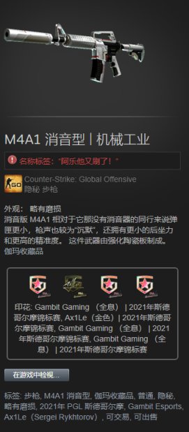 【CS:GO】职业哥库存 / Ax1Le-第57张