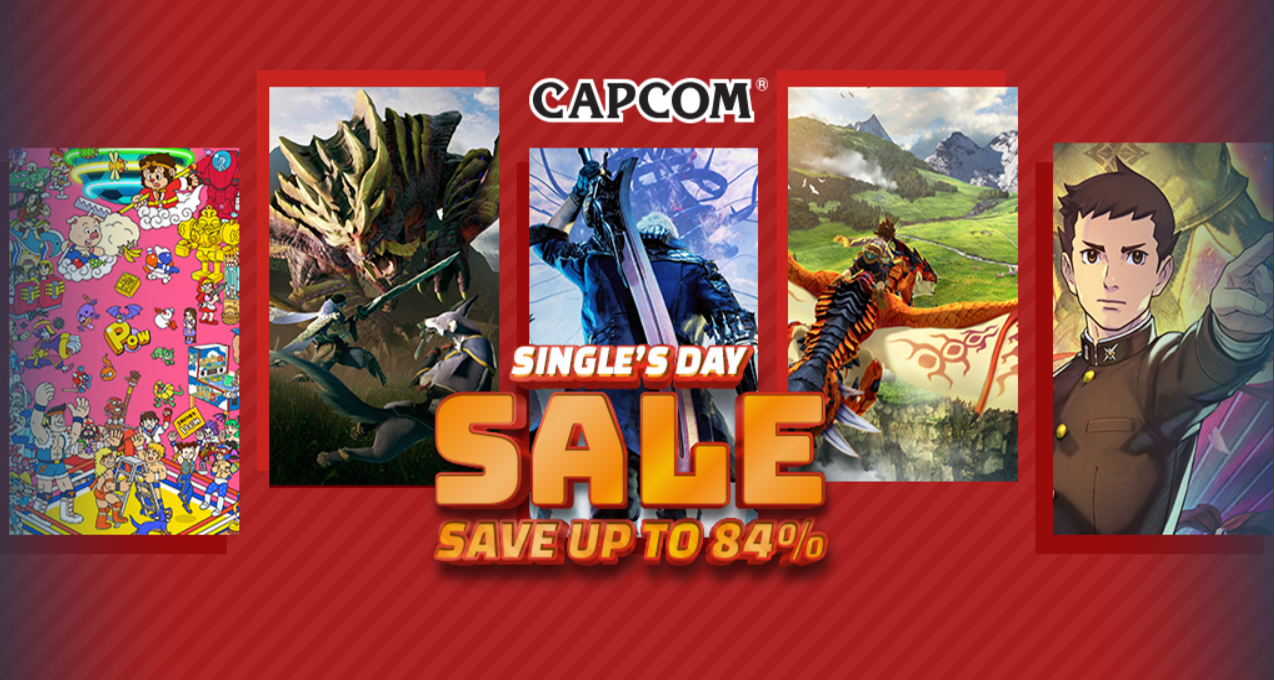 Steam 卡普空 CAPCOM 光棍節主題特賣彙總低至1.6折