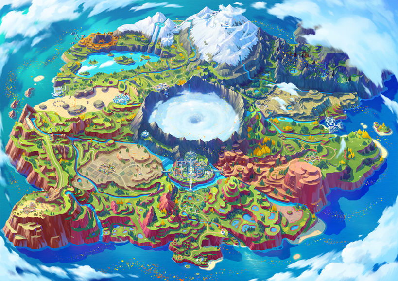 《宝可梦 朱紫》开放世界地图游玩顺序建议，稀有宝可梦捕抓地点-第0张