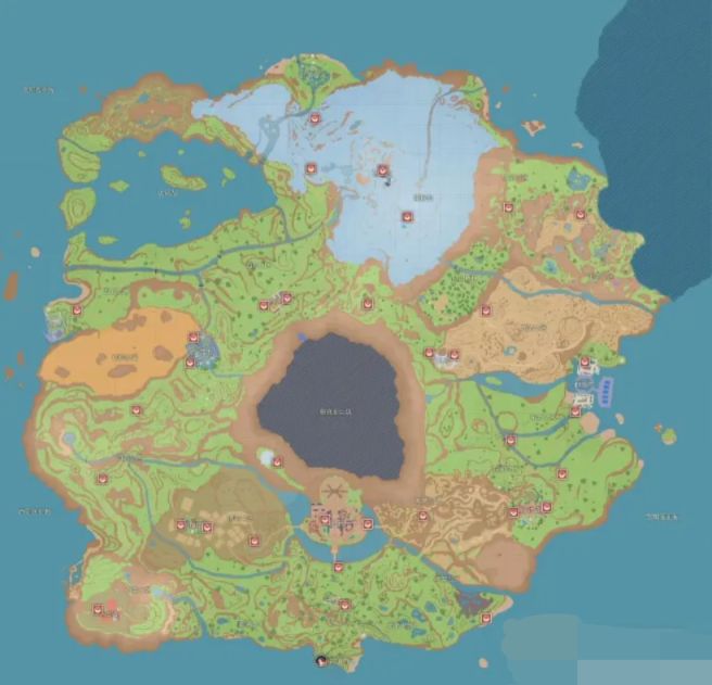 《宝可梦 朱紫》开放世界地图游玩顺序建议，稀有宝可梦捕抓地点-第1张