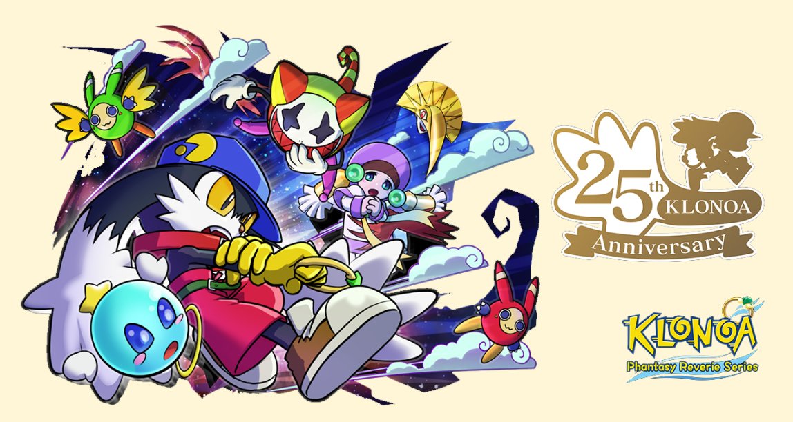 《风之克罗诺亚》25周年官方发布贺图庆祝