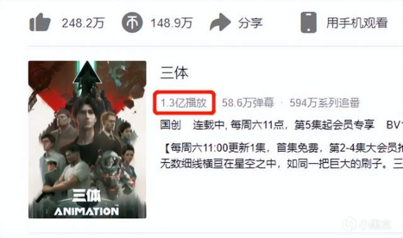 【影視動漫】一天播放量破億的《三體》動畫，只是一場“飯圈粉絲”的自嗨狂歡-第0張