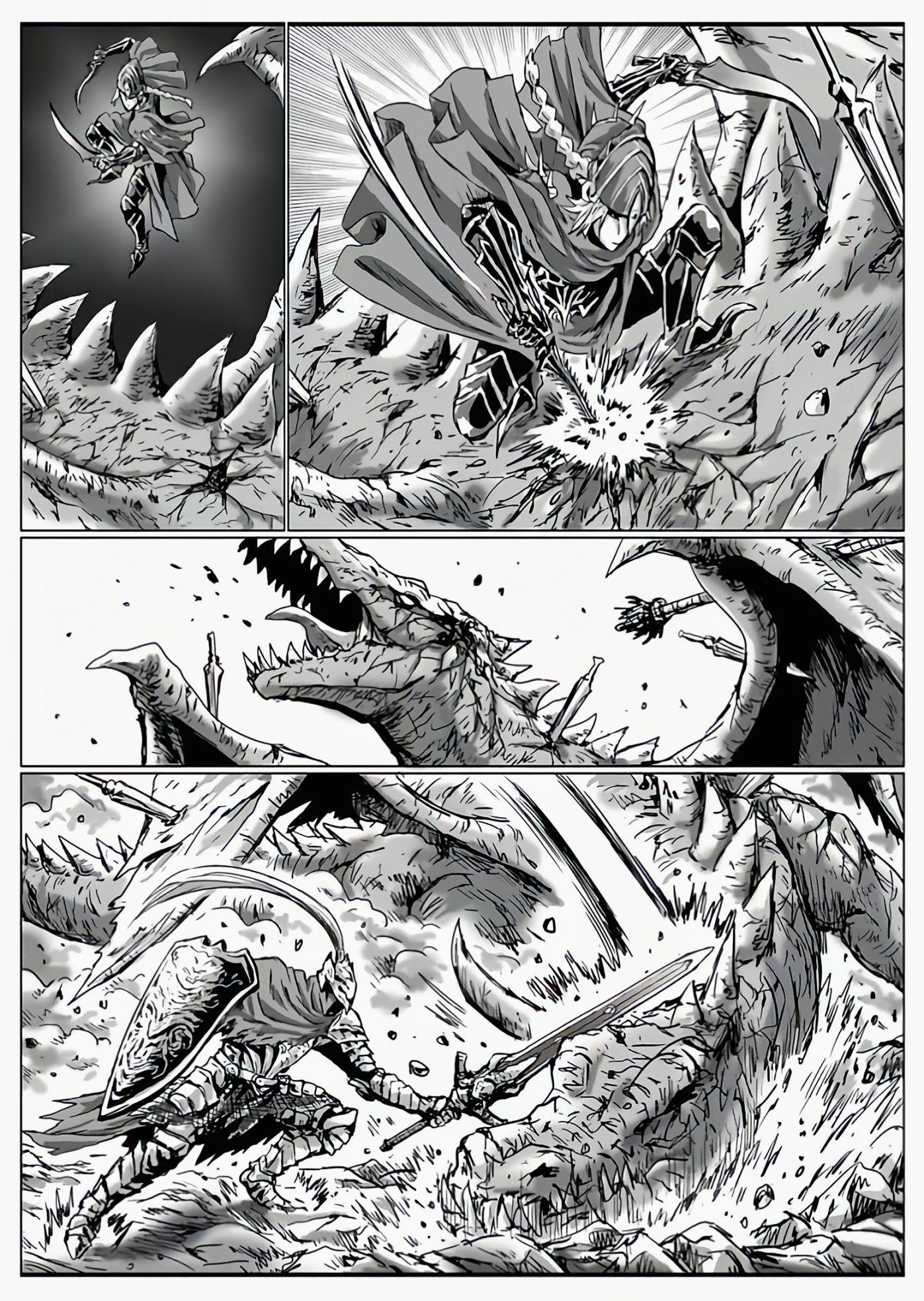 【漫畫】黑暗靈魂：獵龍戰爭（chap1－chap2）-第15張