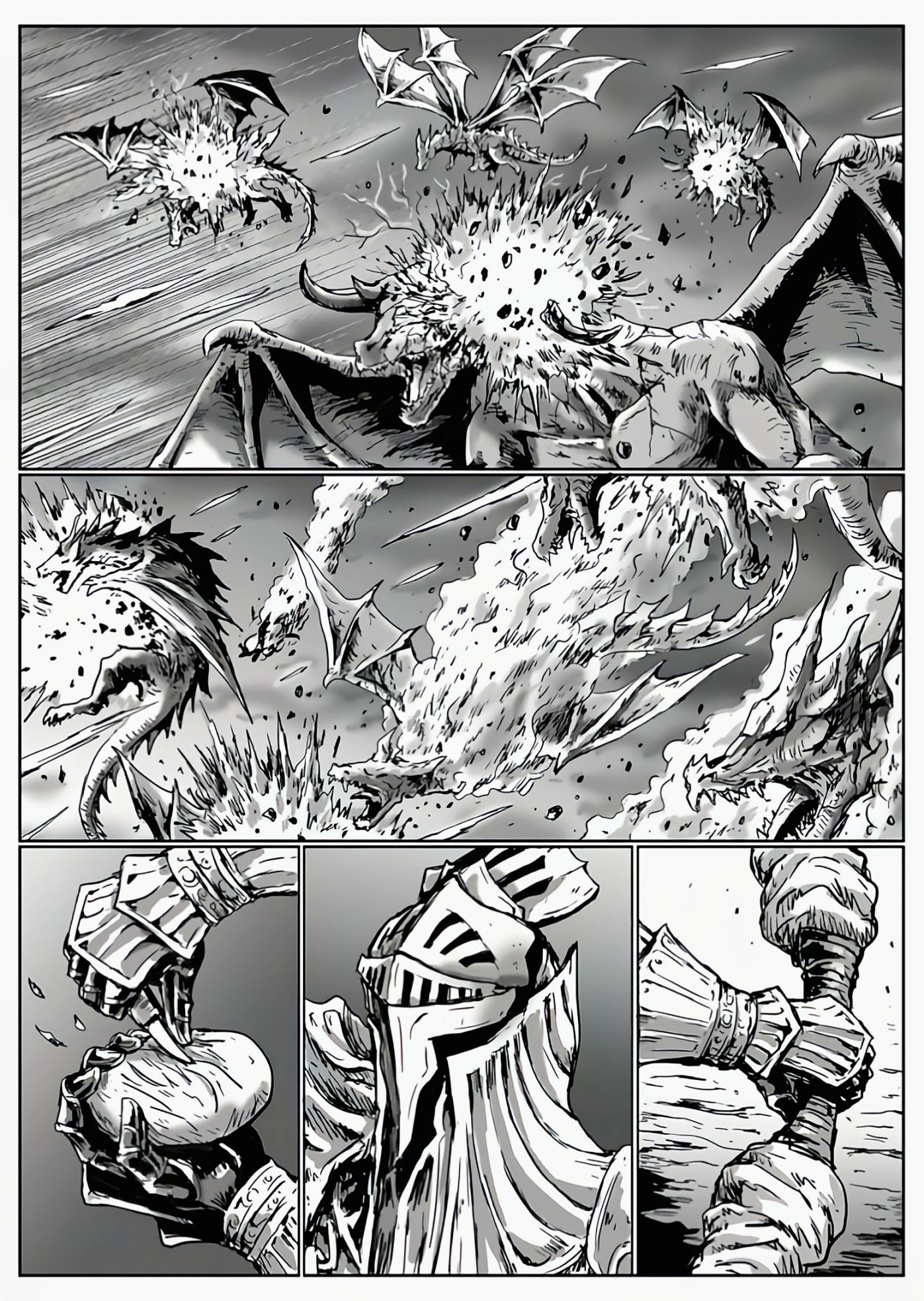 【漫畫】黑暗靈魂：獵龍戰爭（chap1－chap2）-第11張