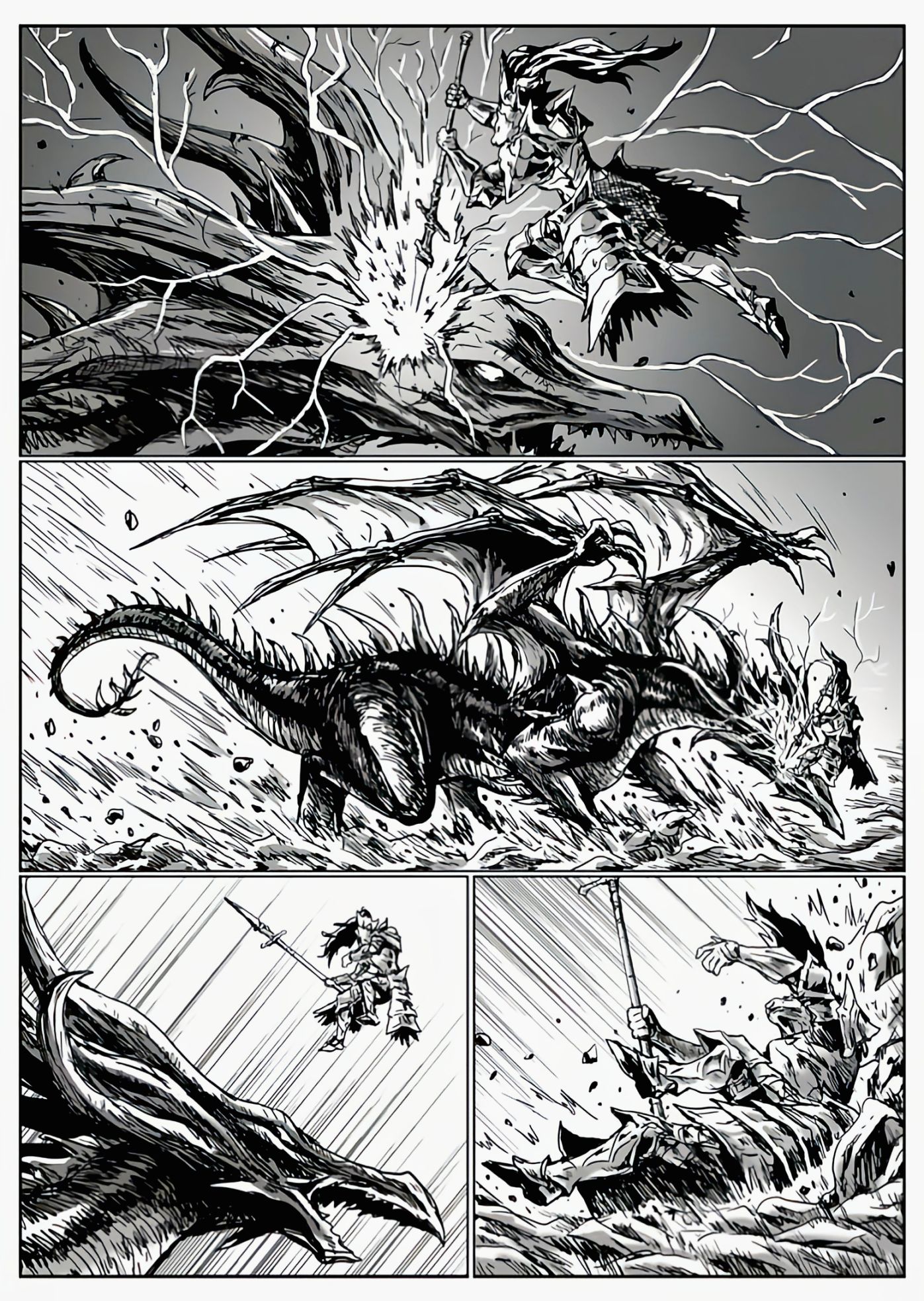 【漫畫】黑暗靈魂：獵龍戰爭（chap3-chap4）-第17張