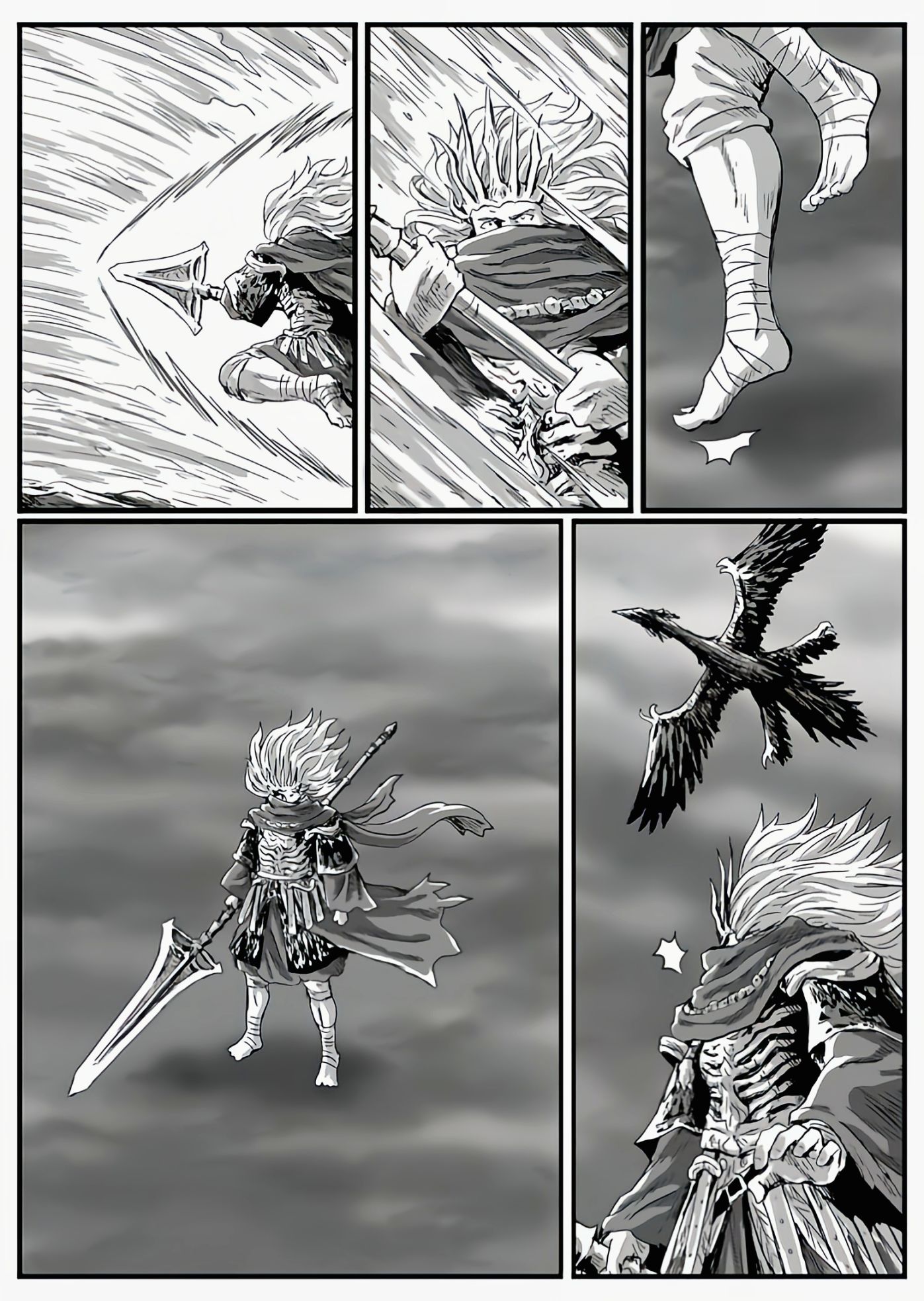 【漫画】黑暗之魂：猎龙战争（chap5坚石哈维尔-chap6太阳骑士）-第28张