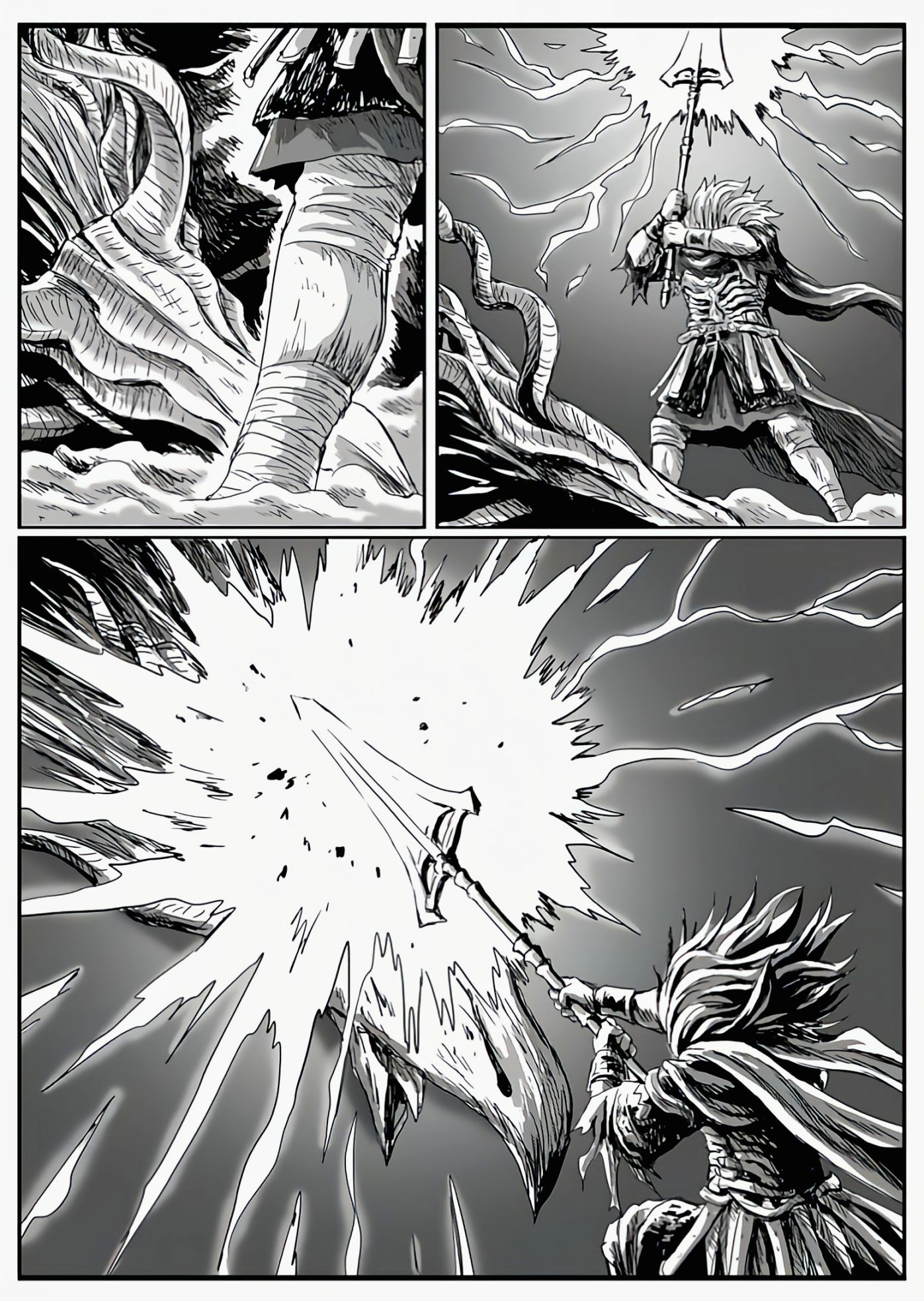 【漫畫】黑暗靈魂：獵龍戰爭（chap7風暴之王-chap8讚美太陽）-第10張
