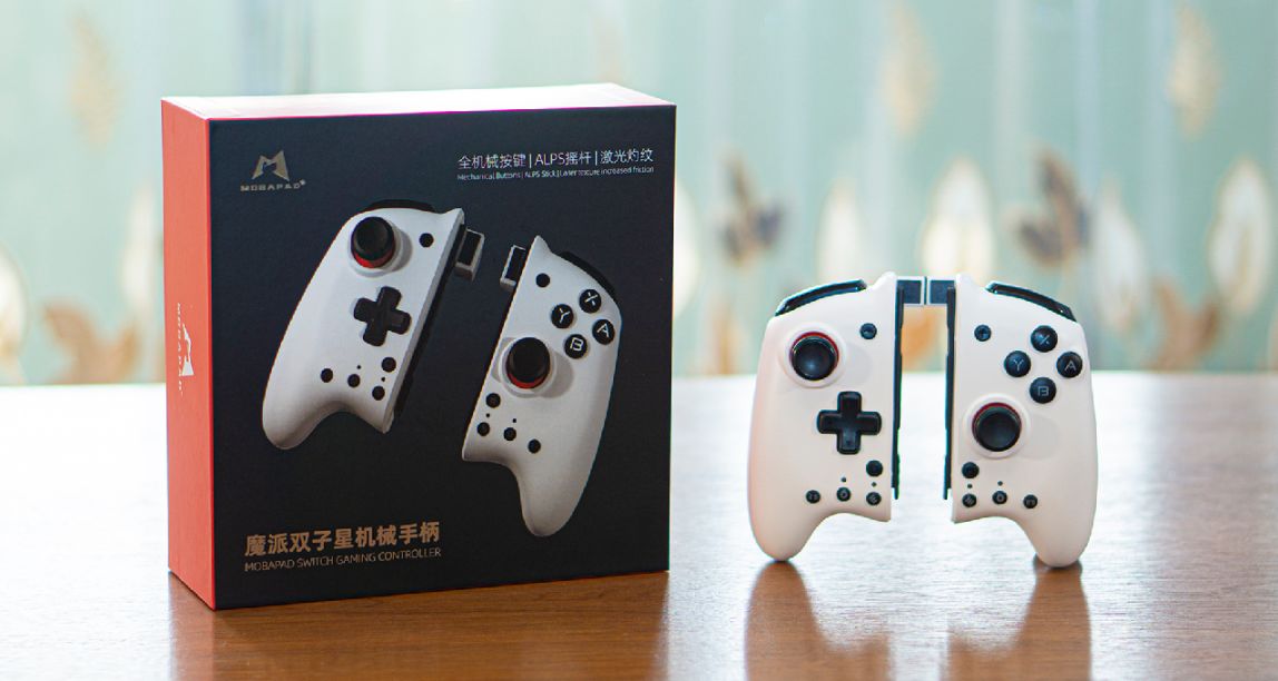 出色握持感覺、精細操作手感、魔派Joy-con，雙子星機械手柄開箱!