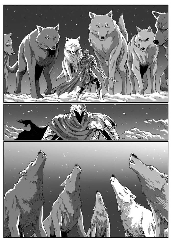 【漫畫】黑暗靈魂：獵龍戰爭（C11狼血-C12巨狼）-第24張