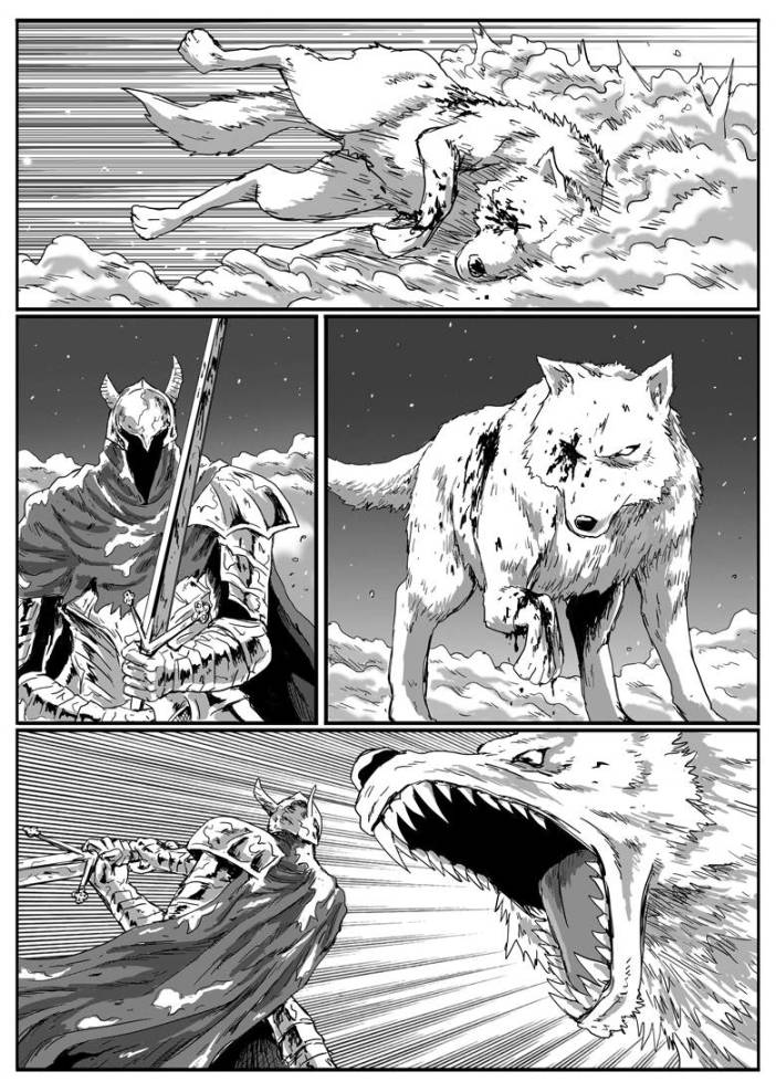 【漫畫】黑暗靈魂：獵龍戰爭（C11狼血-C12巨狼）-第22張