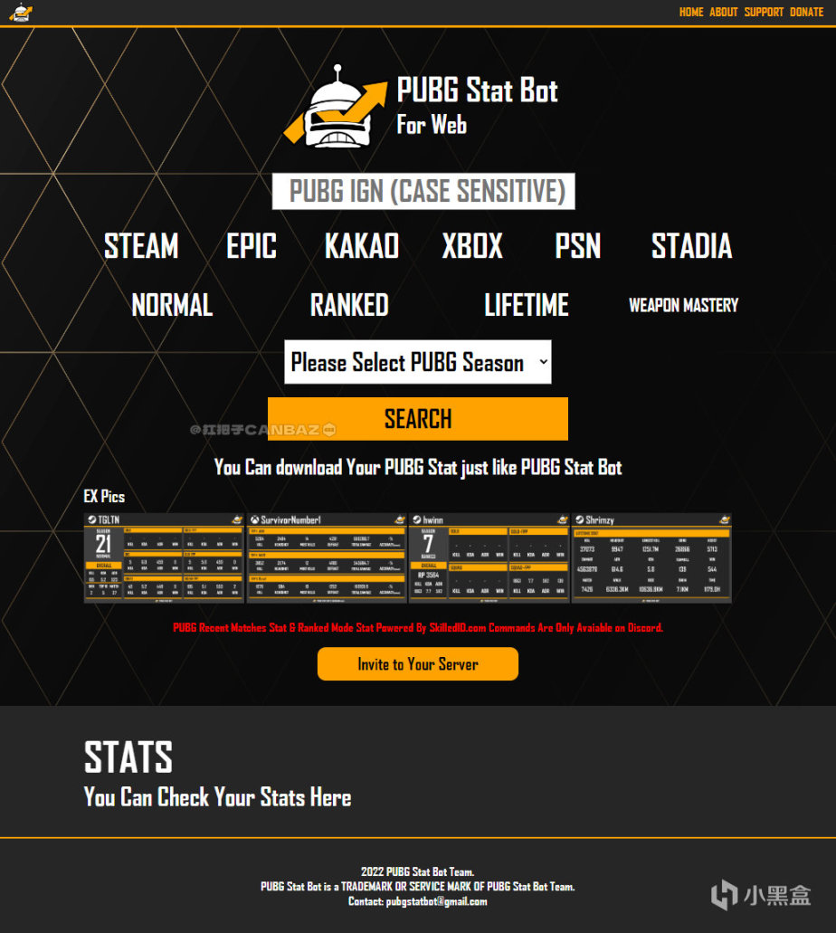【绝地求生】更全面的PUBG数据统计工具：Stat Bot-第1张
