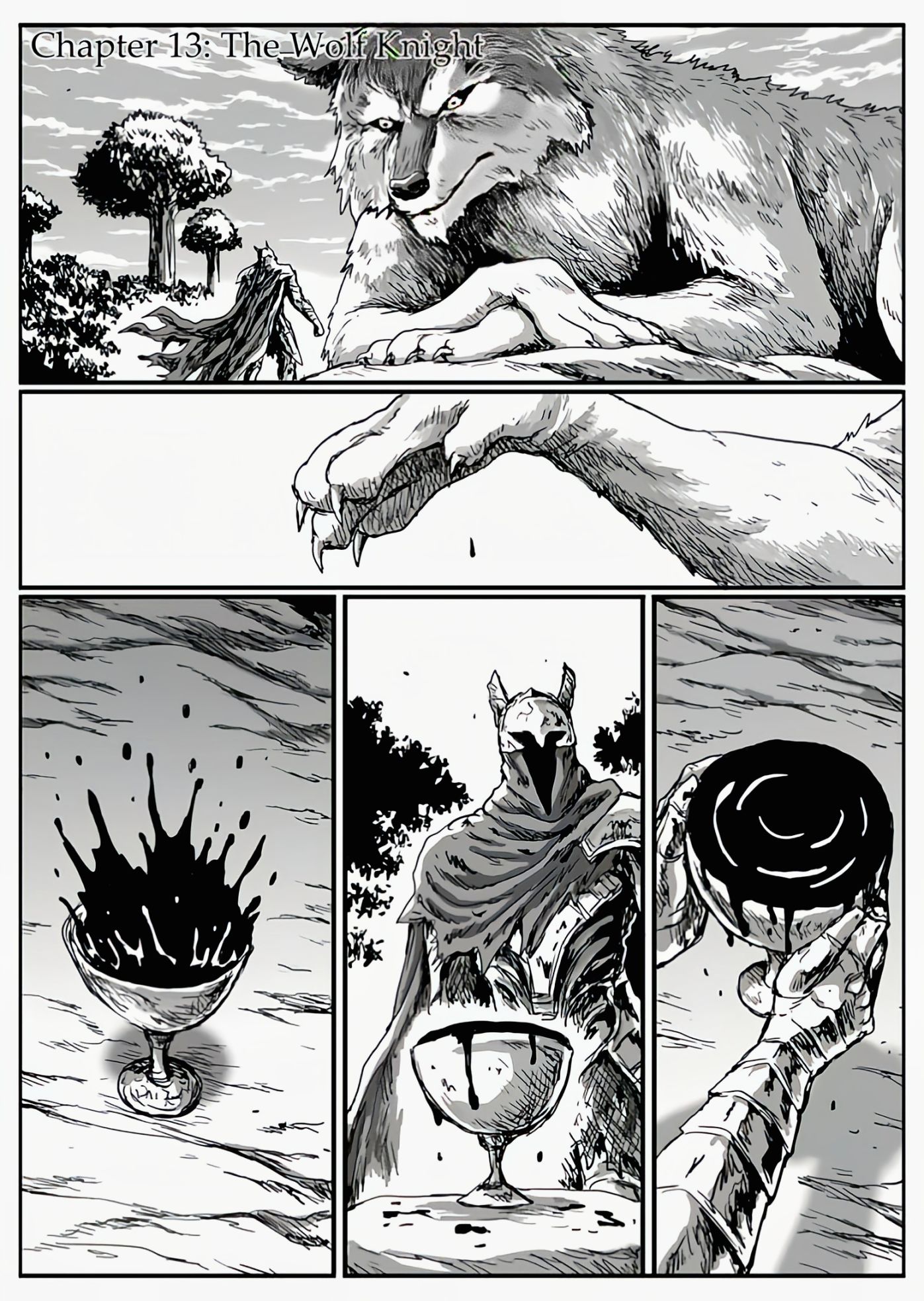 【漫画】黑暗之魂：猎龙战争（C13狼骑士-C14邀请）