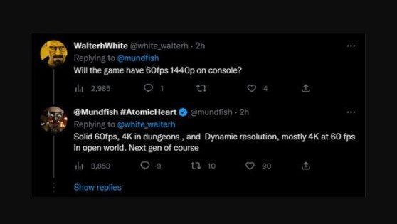 《原子之心》PS5和XSX支持4K/60FPS-第1张