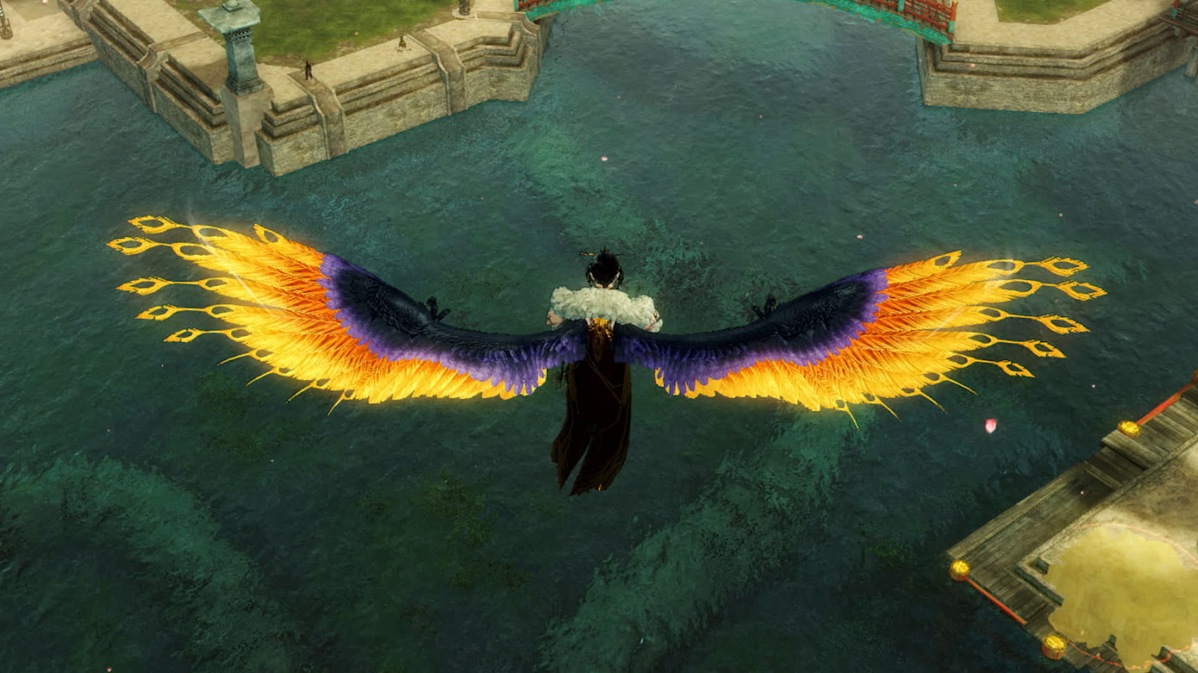 《激战2》霓裳羽衣：凯珊凤凰之翼背包和滑翔翼套装-第1张