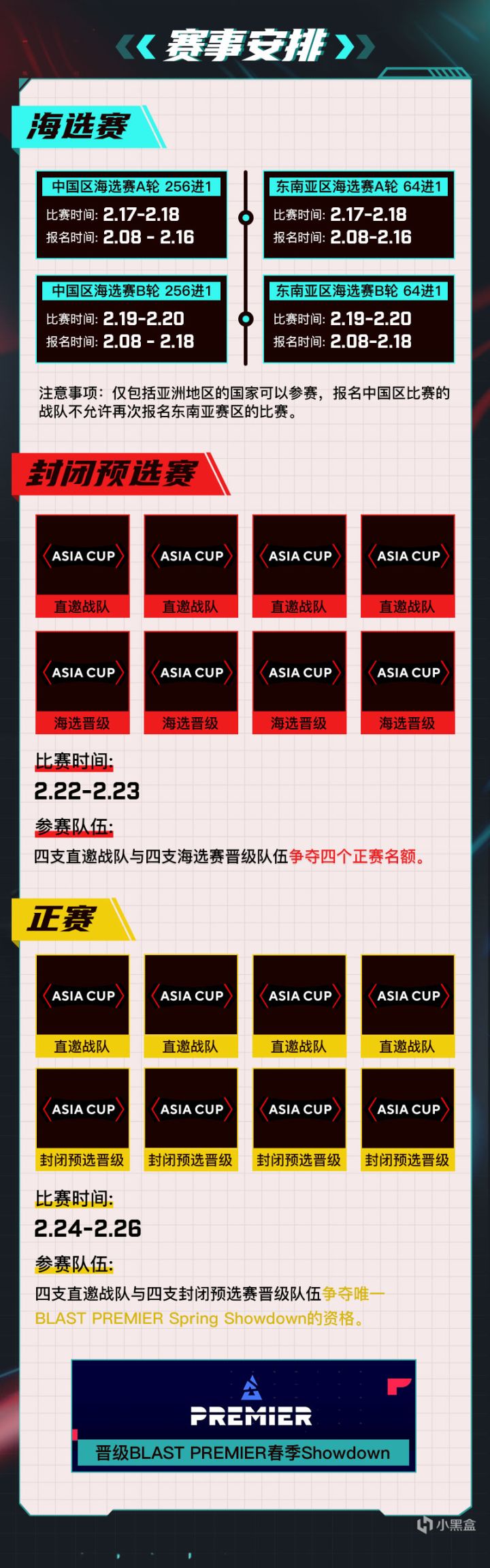 【CS:GO】5E对战平台 BLAST亚洲预选赛报名正式开启-第1张