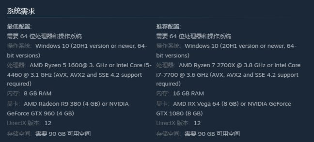 《原子之心》配置需求公佈：遊戲存儲需要 90 GB，推薦 GTX 1080-第7張