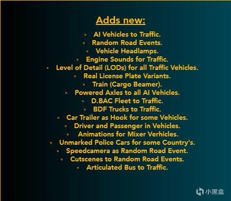 【歐洲卡車模擬2】MOD推薦【D.B Creation】D.B團隊的AI交通和其他遊戲內容模組-第8張