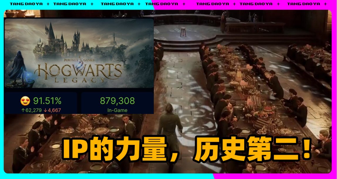 你報到了嗎？《霍格沃茨之遺》Steam在線人數破85萬！成歷史第二