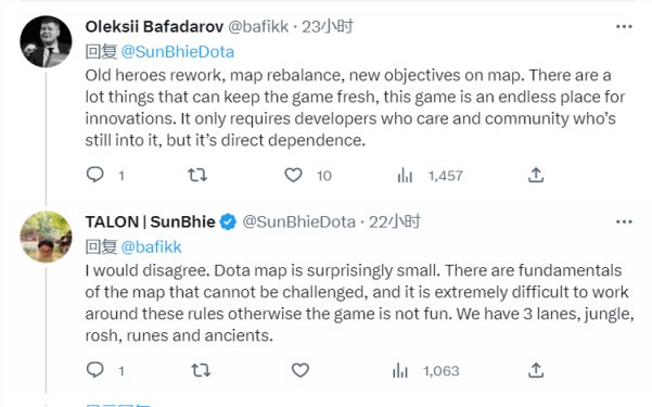【刀塔2】Talon.SunBhie：DOTA2的地图已趋于完善，不应再添加新元素-第1张