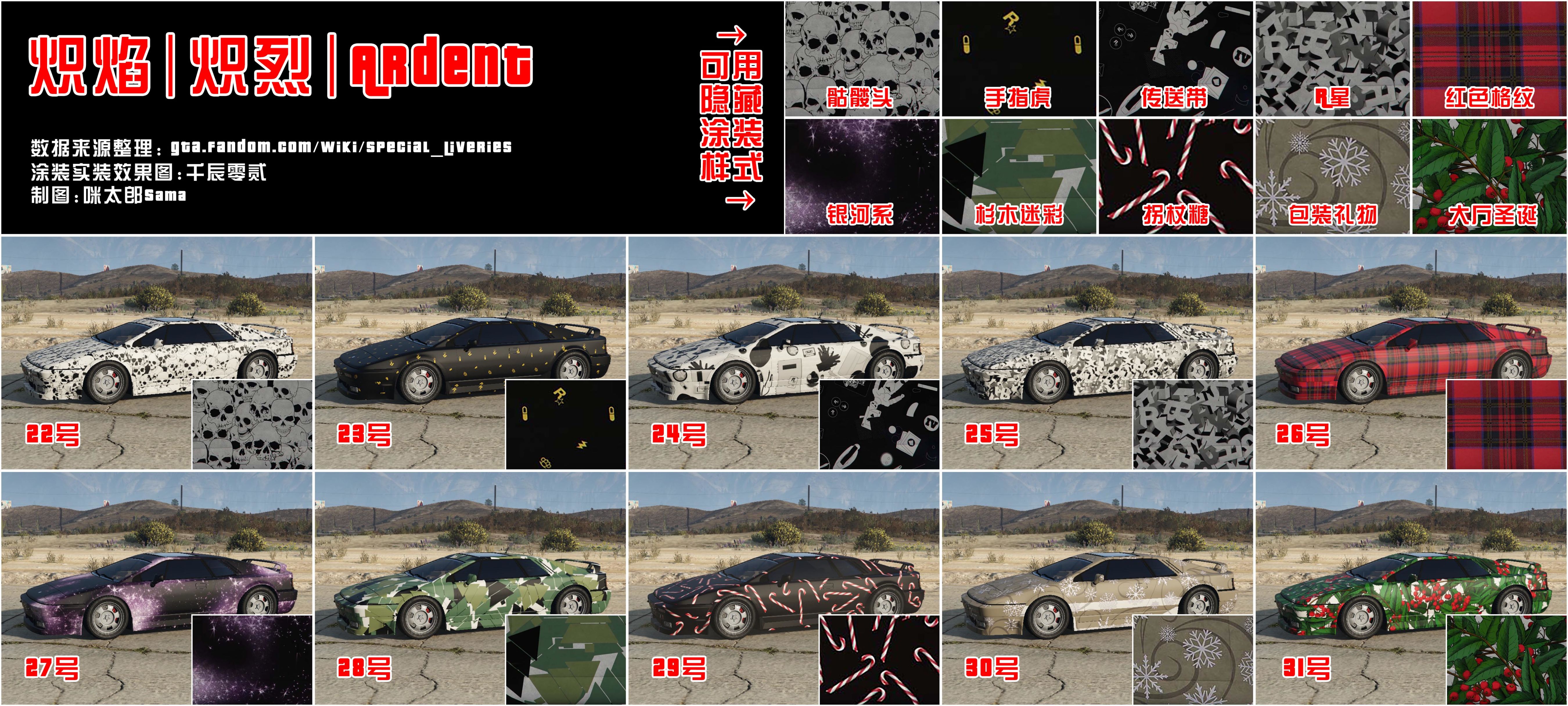 【俠盜獵車手5】GTA在線模式:所有載具特殊塗裝盤點/實拍/獲取來源-第13張