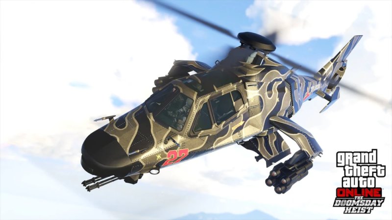 【GTA軍用載具】阿庫拉武裝直升機