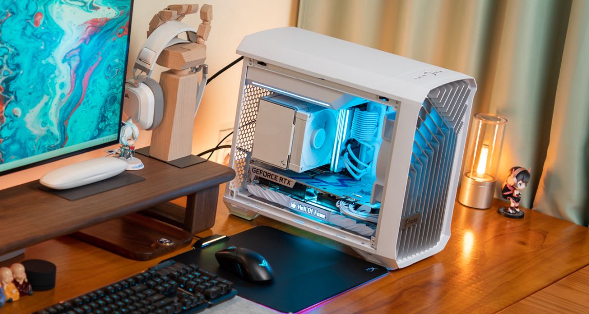 StrixB660I+3080HofPro，分形工藝 Torrent Nano 純白ITX裝機分享