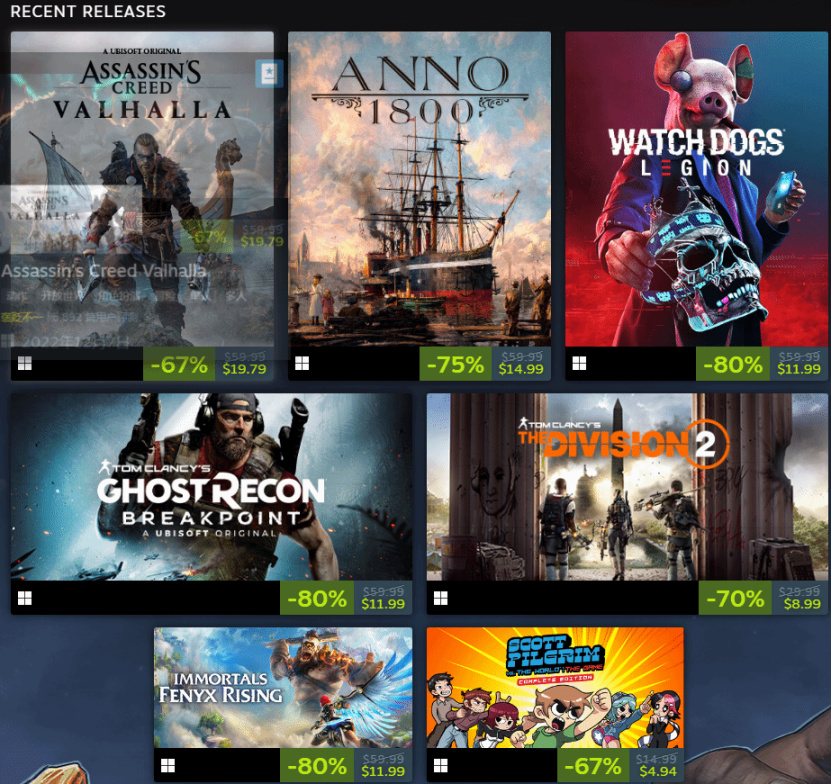 【PC遊戲】育碧Steam大規模特賣：《刺客教條》《極地戰嚎》系列最低2折-第9張