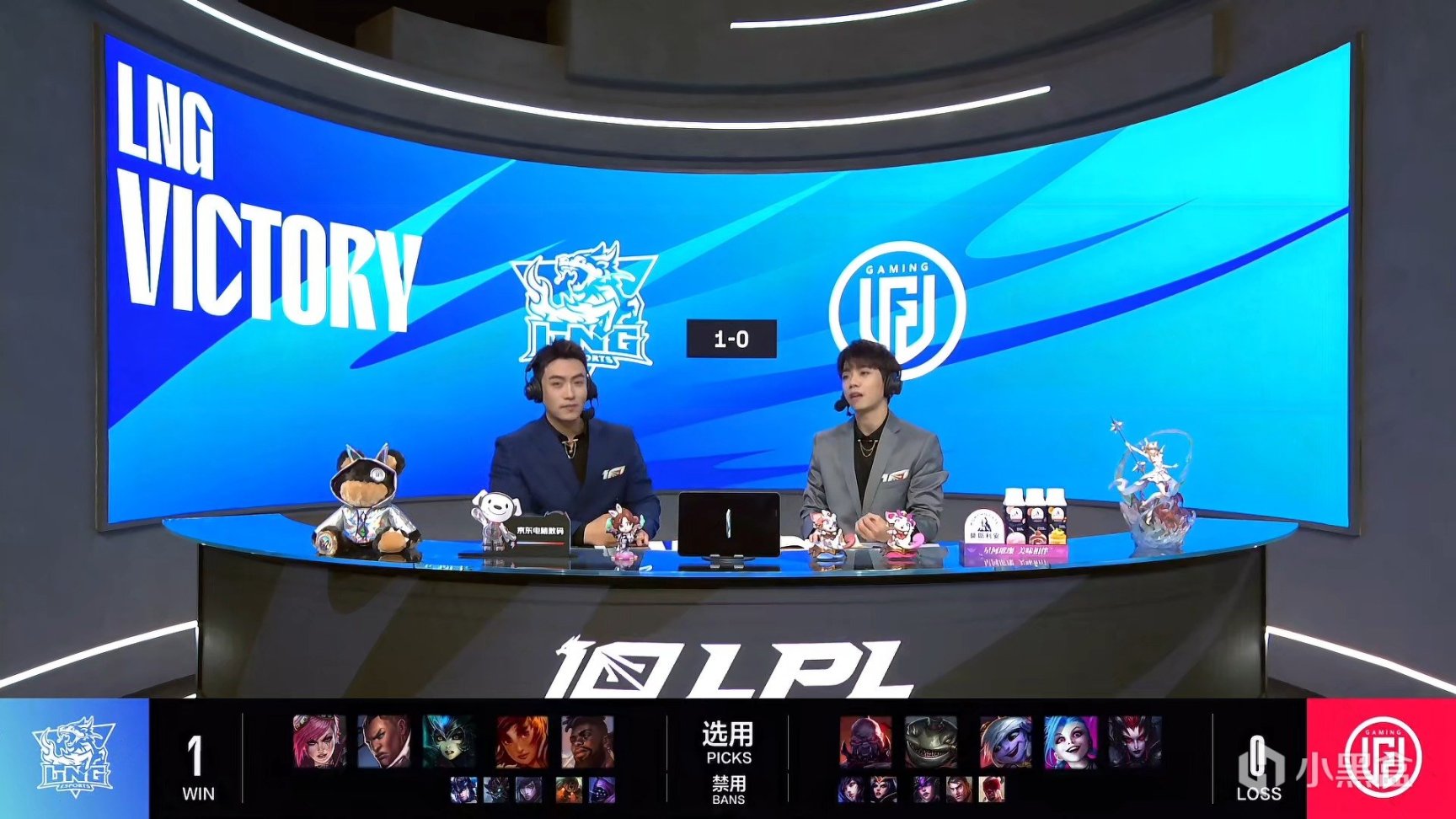 【英雄联盟】LPL春季赛：Scout岩雀三抬！LNG 1-0 LGD！