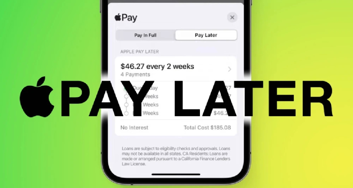 蘋果在美國推出Apple Pay Later 可申請貸款 無利息和額外費用