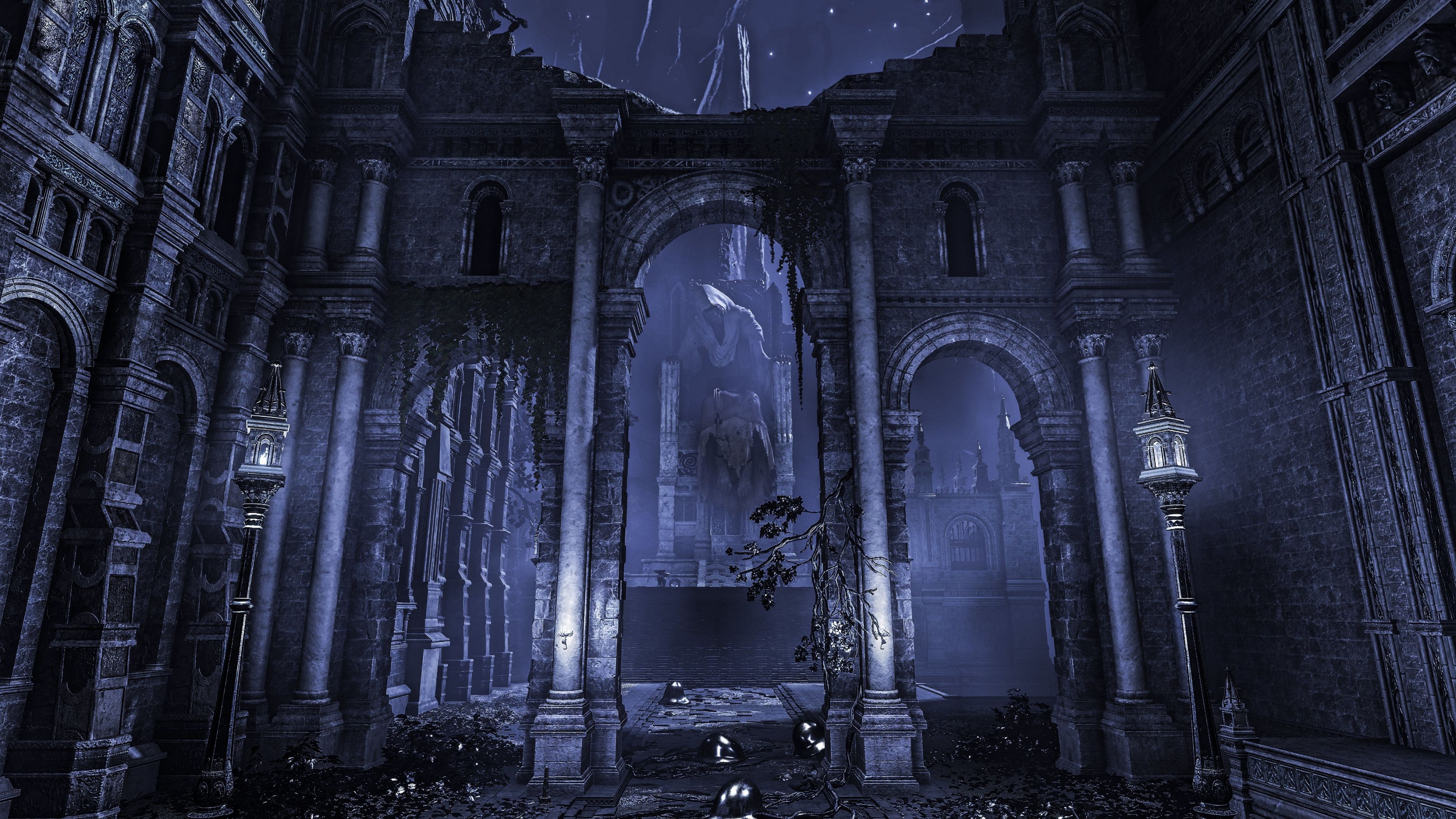 《艾尔登法环》怪谈志：最阴间场景之一！永恒之城的黑夜女神-第3张