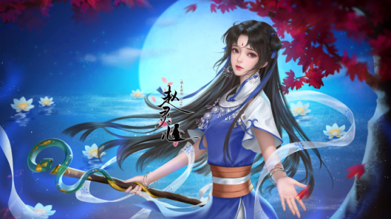 【PC遊戲】[遊戲女神]《仙劍奇俠傳》靈兒：仙靈島上別洞天，池中孤蓮伴月眠-第0張