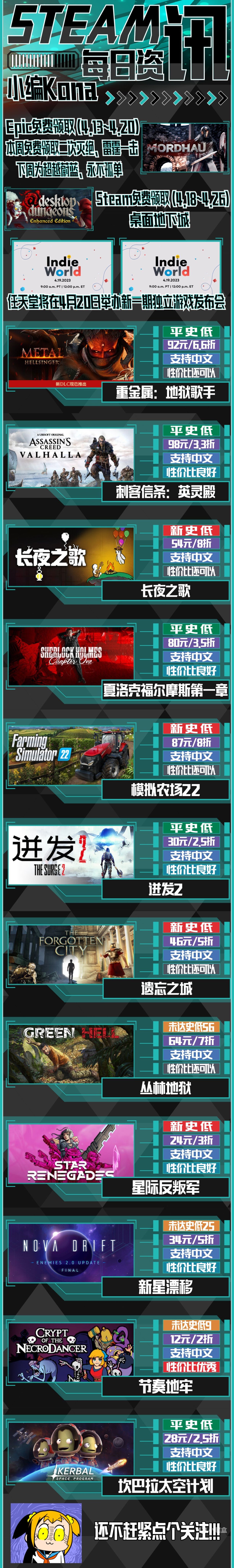 【PC遊戲】Steam瘋狂週三遊戲推薦：不就是地獄嗎？照樣給你來場演唱會-第1張