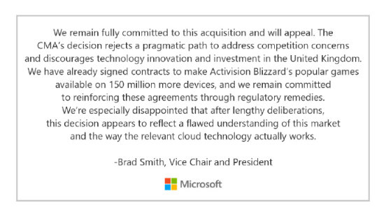 【PC游戏】命途多舛，CMA正式否决微软对动视暴雪的收购案-第2张