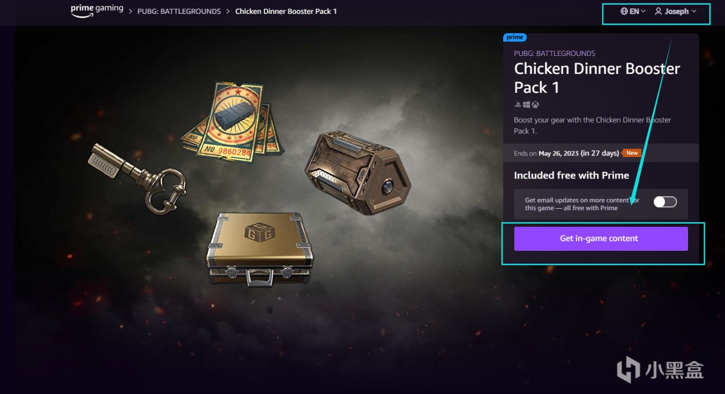 【絕地求生】Prime Gaming PUBG 亞馬遜禮包圖文領取教程-第4張
