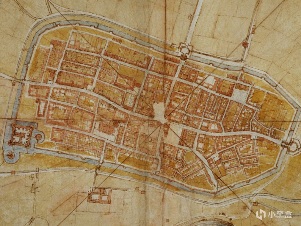 《寓言之地》海外玩家游戏内复刻达芬奇500年前城市规划图-第0张