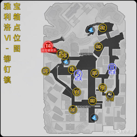 【崩坏：星穹铁道】「V1.0攻略」崩铁雅利洛Ⅵ-「铆钉镇」宝箱全收集-第1张