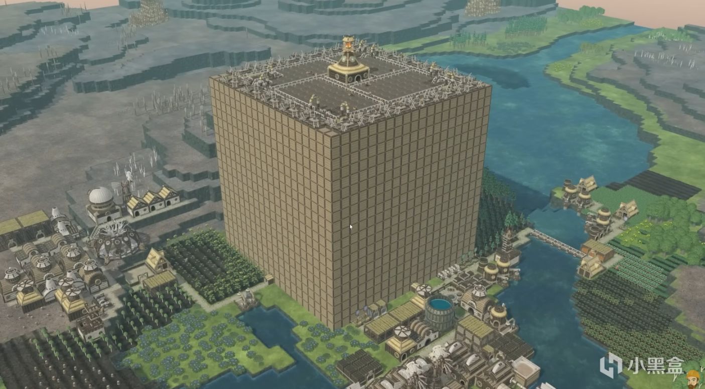 【PC游戏】国外大神带领小海狸建造的巨型建筑，云端之上的海狸聚会-第1张
