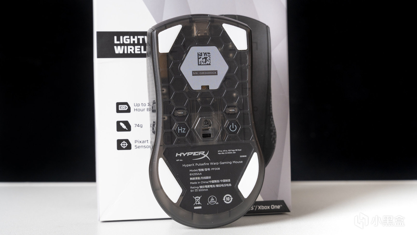 极度未知炽火无线游戏鼠标体验，100小时续航+黑透+轻量化设计！