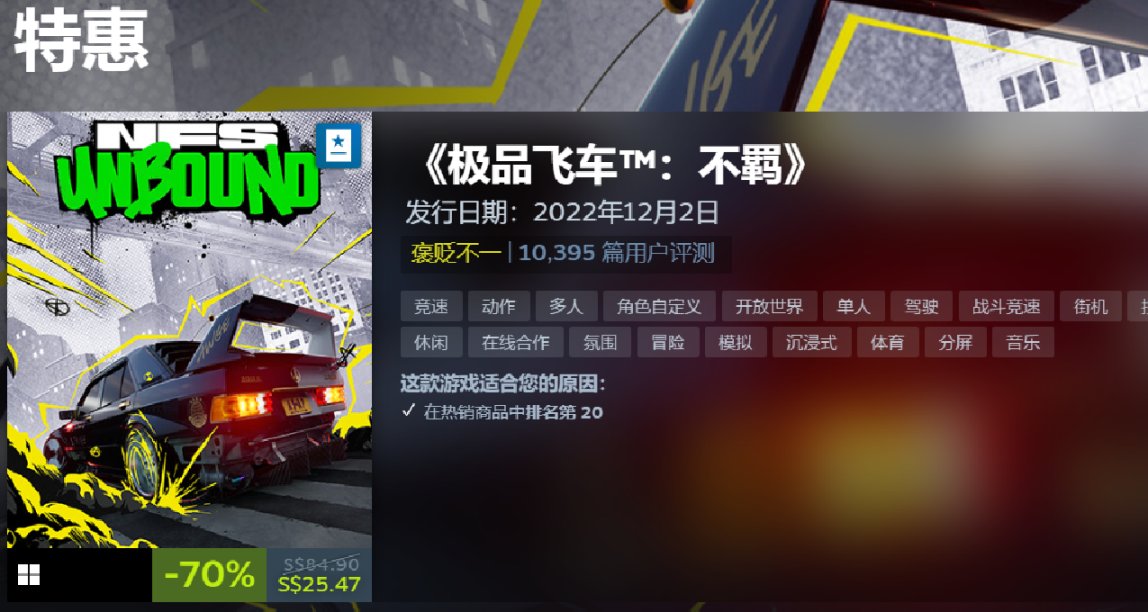 steam5月16日全球銷量前20的打折遊戲