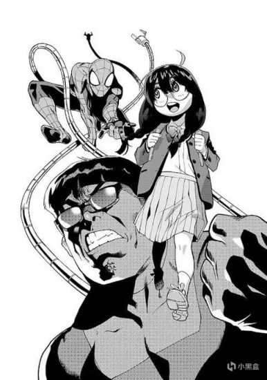 《蜘蛛侠》衍生漫画里章鱼博士是一个......日本女高中生？-第1张
