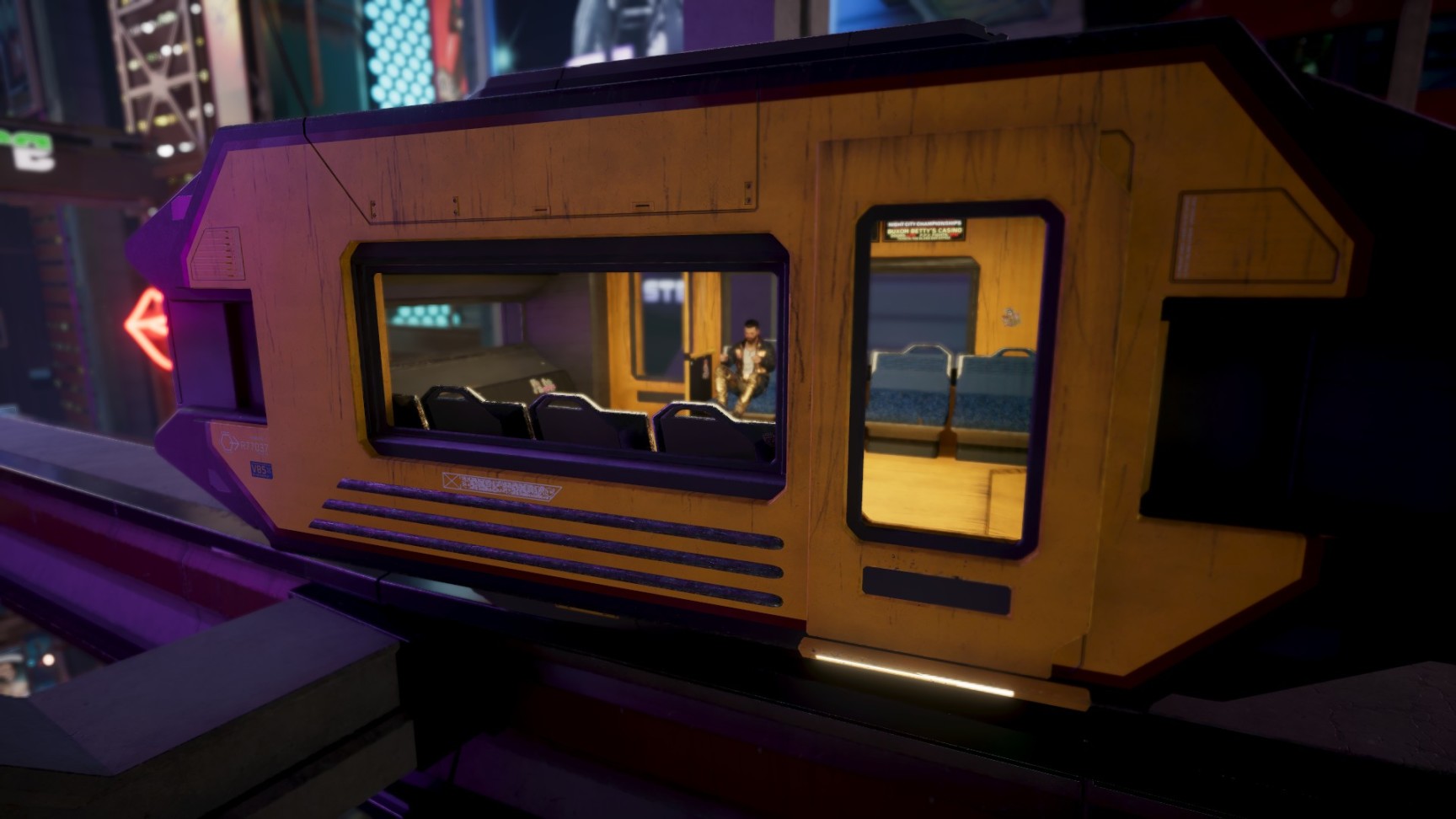 《電馭叛客2077》新MOD 完善地鐵MOD車廂內部環境-第1張